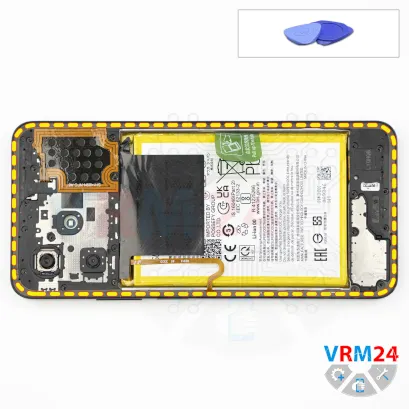 How to disassemble Realme C53, Step 6/1