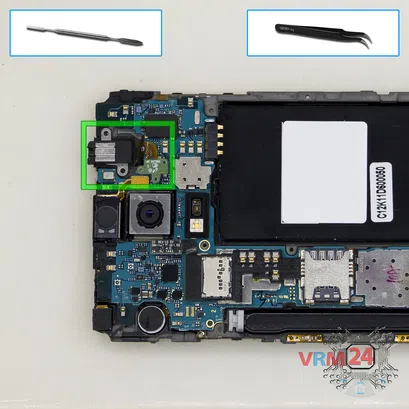 Cómo desmontar Samsung Galaxy Note 4 SM-N910, Paso 8/1