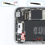 Cómo desmontar Apple iPhone 6S, Paso 7/1
