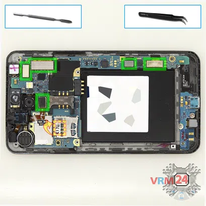 How to disassemble Samsung Galaxy R GT-i9103, Step 8/1