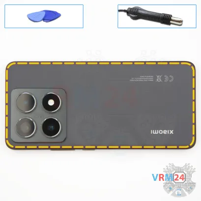 Cómo desmontar Xiaomi 14T Pro, Paso 3/1