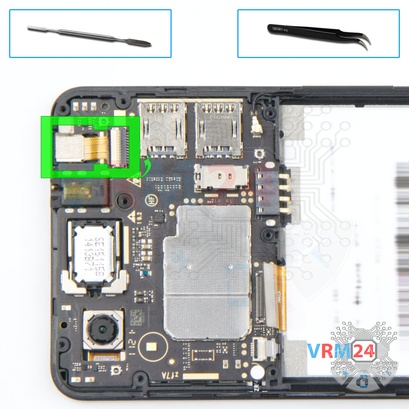 How to disassemble ZTE Blade A31, Step 11/1