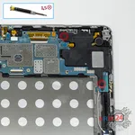 Cómo desmontar Samsung Galaxy Note Pro 12.2'' SM-P905, Paso 14/1