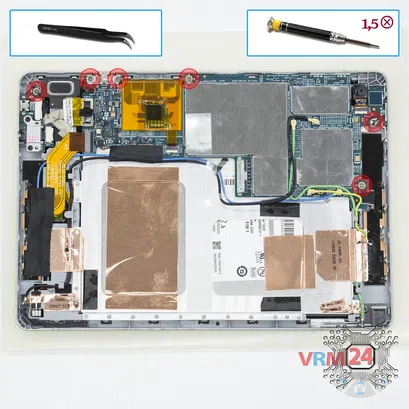 Cómo desmontar Acer Iconia Tab A1-811, Paso 4/1