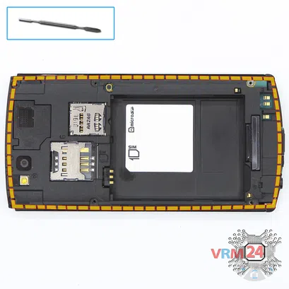Cómo desmontar Samsung Wave 3 GT-S8600, Paso 7/1