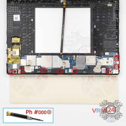 Como desmontar Lenovo Tab M10 TB-X605L, Passo 11/1