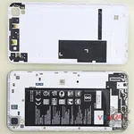 How to disassemble LG X Power K220, Step 1/2