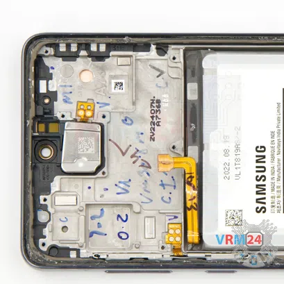 How to disassemble Samsung Galaxy A73 SM-A736, Step 18/2