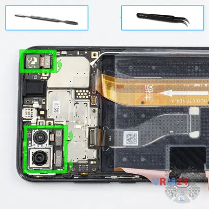 How to disassemble Huawei Honor View 20, Step 18/1