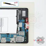 How to disassemble Samsung Galaxy Tab S 8.4'' SM-T705, Step 3/1