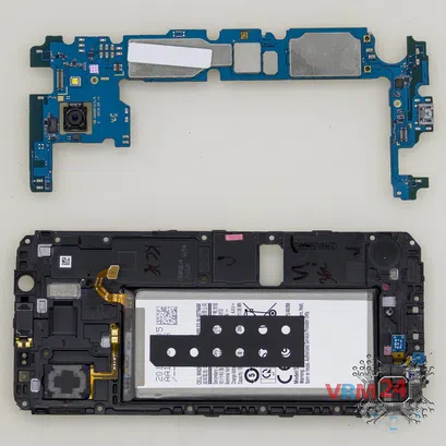 Cómo desmontar Samsung Galaxy J6 (2018) SM-J600, Paso 7/2