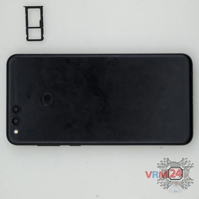 How to disassemble Huawei Honor 7X, Step 1/2