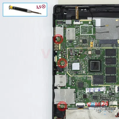 How to disassemble DEXP Ursus Z110, Step 9/1