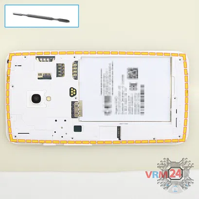 How to disassemble Alcatel OT PIXI 4 5045D, Step 4/1