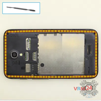 How to disassemble Alcatel OT PIXI First 4024D, Step 4/1