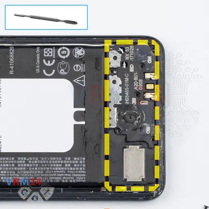 How to disassemble HTC U11 Plus, Step 9/1