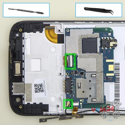 Como desmontar Acer Liquid Z630 por si mesmo, Passo 8/1