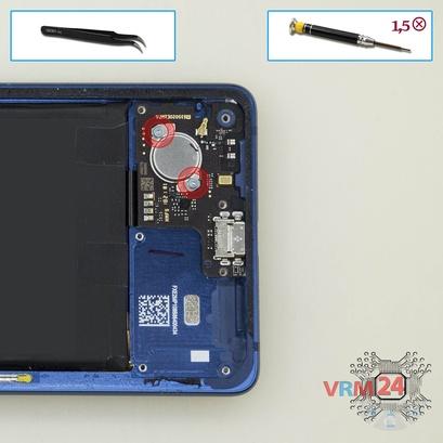How to disassemble Xiaomi Mi 8 SE, Step 10/1