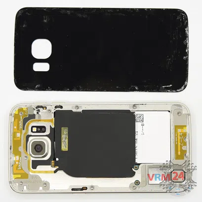 How to disassemble Samsung Galaxy S6 Edge SM-G925, Step 2/2