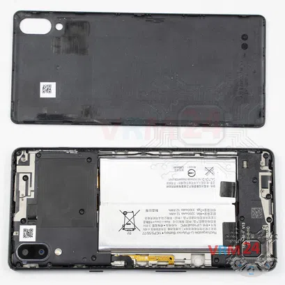 How to disassemble Sony Xperia L3, Step 3/2