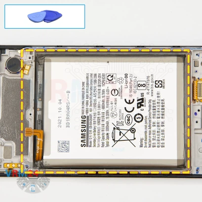Cómo desmontar Samsung Galaxy M32 SM-M325, Paso 17/1
