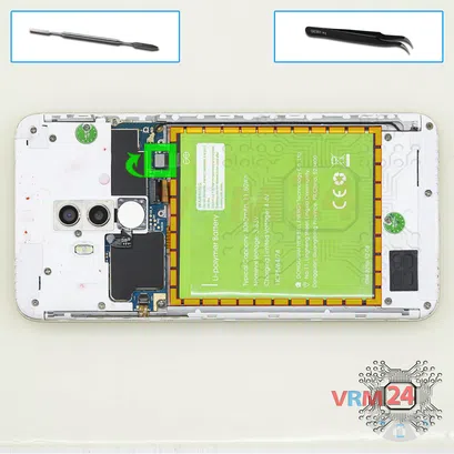How to disassemble LEAGOO T8, Step 4/1
