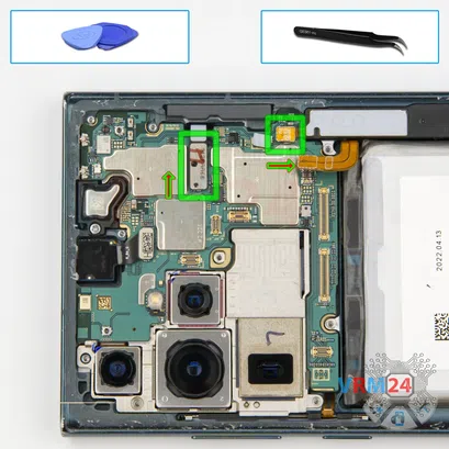 Как разобрать Samsung Galaxy S22 Ultra SM-S908, Шаг 15/1