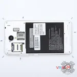 How to disassemble Lenovo A5000, Step 2/2