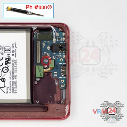 Cómo desmontar Samsung Galaxy Note 10 Lite SM-N770, Paso 9/1