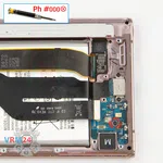 Cómo desmontar Samsung Galaxy Note 20 Ultra SM-N985, Paso 16/1