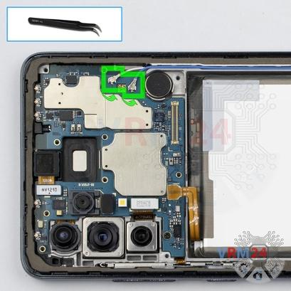 Cómo desmontar Samsung Galaxy A72 SM-A725, Paso 13/1