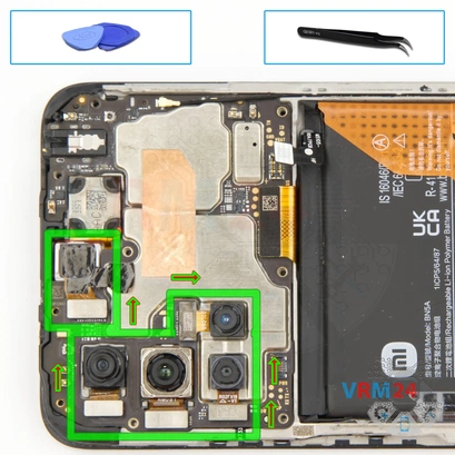 How to disassemble Xiaomi RedMi 10, Step 12/1
