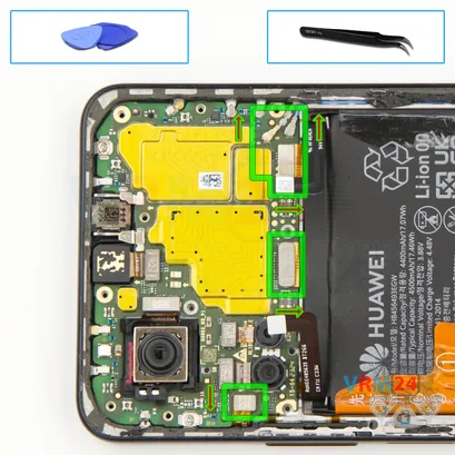 How to disassemble Huawei Nova 10 SE, Step 14/1