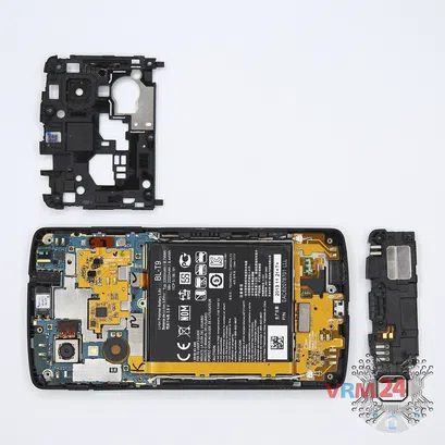Cómo desmontar LG Nexus 5 D821, Paso 4/2