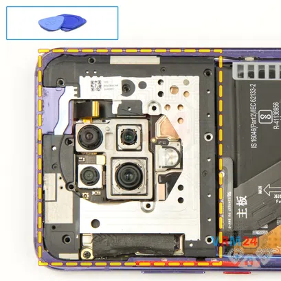 Cómo desmontar Xiaomi POCO F2 Pro, Paso 6/1