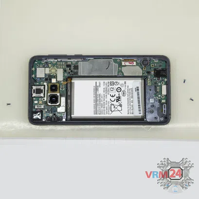 Cómo desmontar Samsung Galaxy S10e SM-G970, Paso 6/2