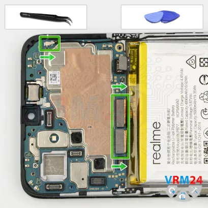 Как разобрать Realme C35, Шаг 13/1