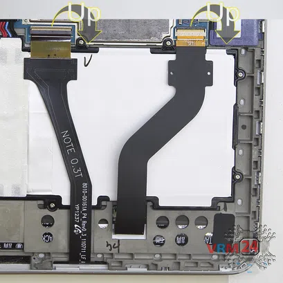 How to disassemble Samsung Galaxy Note 10.1'' GT-N8000, Step 7/2