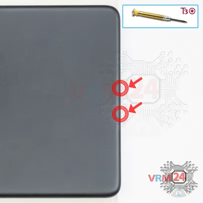 How to disassemble Xiaomi MiPad 4 Plus, Step 2/1