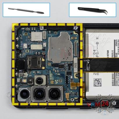 How to disassemble Samsung Galaxy S20 Plus SM-G985, Step 14/1