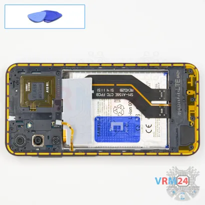 Как разобрать Samsung Galaxy А15 SM-A155, Шаг 7/1