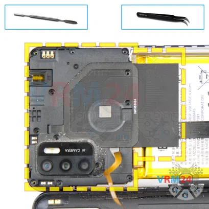 Cómo desmontar ZTE Blade A7s, Paso 5/1