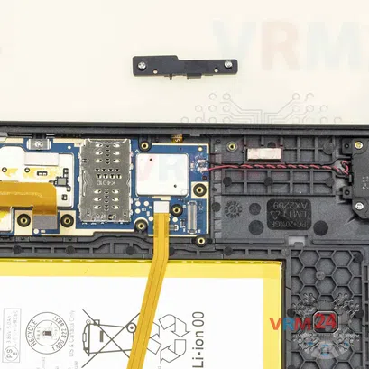 Como desmontar Lenovo Tab M10 Plus TB-X606F, Passo 10/2