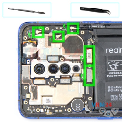 How to disassemble Realme X2 Pro, Step 14/1