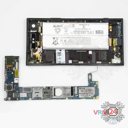 How to disassemble Sony Xperia XZ1, Step 14/2