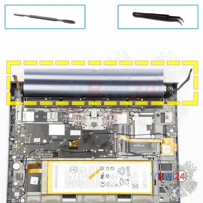 Como desmontar Lenovo Yoga Tablet 3 Pro por si mesmo, Passo 13/1