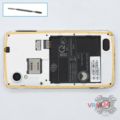 How to disassemble Lenovo S720 IdeaPhone, Step 4/1