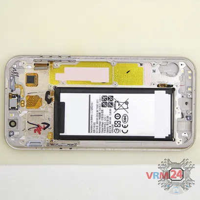 How to disassemble Samsung Galaxy A7 (2017) SM-A720, Step 13/1