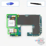 How to disassemble Samsung Galaxy A36 SM-A366, Step 16/1