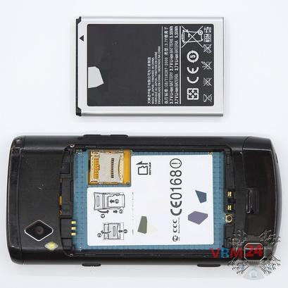 Как разобрать Samsung Wave GT-S8500, Шаг 2/2